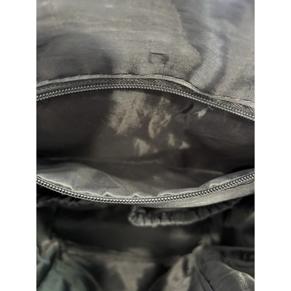 Eddie Bauer First Adventure Backpack Diaper Bag Gray Black Travel Pack Read